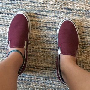 Slip on vans!